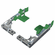 Hafele Narrow Front Locking Device, For Grass Dynapro Slides, Left Hand; Model F134100700233, 200 pcs/box, Item# 433.23.002, 43323002, 433-23-002