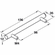 Hafele Bar Handle, Steel, Capital Collection, Oil-rubbed bronze, 96 mm CTC, Item# 491.41.901, 49141901, 491-41-901