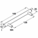 Hafele Bar Handle, Steel, Capital Collection, Oil-rubbed bronze, 128 mm CTC, Item# 491.41.936, 49141936, 491-41-936