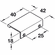 Hafele Handle, Aluminum, Capital Collection, Polished black, 25 mm CTC, Item# 491.43.654, 49143654, 491-43-654