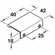 Hafele Handle, Aluminum, Capital Collection, Anodized silver, 25 mm CTC, Item# 491.43.656, 49143656, 491-43-656