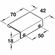 Hafele Handle, Aluminum, Capital Collection, Polished black, 50 mm CTC, Item# 491.43.664, 49143664, 491-43-664