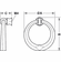 Hafele Ring Handle, Zinc, Capital Collection, Pewter, Item# 491.48.122, 49148122, 491-48-122