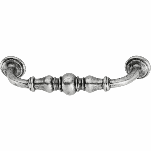 Hafele Handle, Iron, Capital Collection, Pewter, 96 mm CTC, Item# 491.50.171, 49150171, 491-50-171