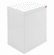 Hafele Free Standing Waste Bin, Hailo Snap-top, white, capacity: 44 qt., Item# 502.30.718, 50230718, 502-30-718