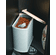 Hafele Side Panel/Door Mounted Waste Bin, Side Panel/Door Mounted, Installation behind hinged doors, White/light gray, Item# 502.62.710, 50262710, 502-62-710