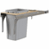 Hafele Waste Bin Pull-Out, KV Wood Frame, Side Mount, Single, Depth is 23 3/16", Frosted nickel, capacity: 35 qt., Item# 503.11.535, 50311535, 503-11-535