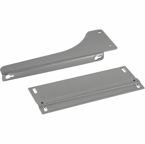 Hafele Optional Door Mount Bracket Kit, for KV Pull-Out Units, Frosted nickel, Item# 503.11.990, 50311990, 503-11-990