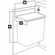 Hafele Door-Mounted Waste Bin, KV, 9 Qt, White, KV# DWB975-W, Item# 503.14.760, 50314760, 503-14-760