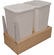 Hafele Waste Bin Pull-Out, KV Wood Frame, Bottom Mount, Double, 2 x 27 qt., Item# 503.14.782, 50314782, 503-14-782