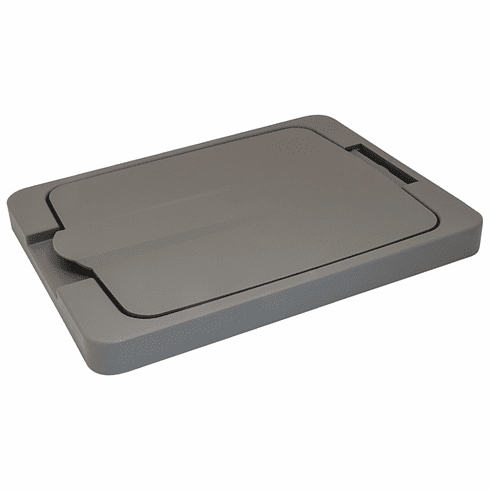 Hafele Waste Bin Lids, for Replacement Waste Bins, gray, Item# 503.88.589, 50388589, 503-88-589