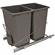 Hafele Wire Waste Bin System, Double Bin, Soft close ball bearing slides, Item# 503.88.971, 50388971, 503-88-971