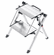 Hafele Step Stool, Mini Comfort, Folding, Silver/black, Item# 505.03.232, 50503232, 505-03-232