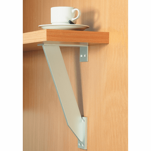 Hafele Countertop Support, Aluminum, Rectangular Flat, Silver colored matt anodized E6/EV1, Item# 505.14.956, 50514956, 505-14-956