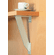 Hafele Countertop Support, Aluminum, Rectangular Flat, Silver colored matt anodized E6/EV1, Item# 505.14.956, 50514956, 505-14-956