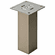 Hafele Countertop Support, Square, Height: (7 1/2") 190 mm, Item# 505.23.002, 50523002, 505-23-002