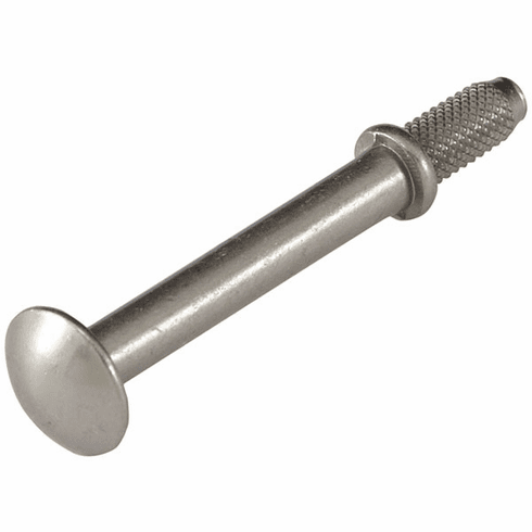 Hafele Knock-In Pin, 1 5/16" Projection, For Wood Blanks, Matt Nickel, Item# 510.86.650, 51086650, 510-86-650