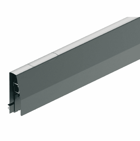 Hafele Side Profiles, Hafele Matrix Box P, Drawer side height 92mm, Metallic anthracite, nominal length: 450mm, Item# 513.00.324, 51300324, 513-00-324