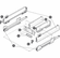 Hafele Side Profiles, Hafele Matrix Box P, Drawer side height 92mm, White, nominal length: 350mm, Item# 513.00.722, 51300722, 513-00-722