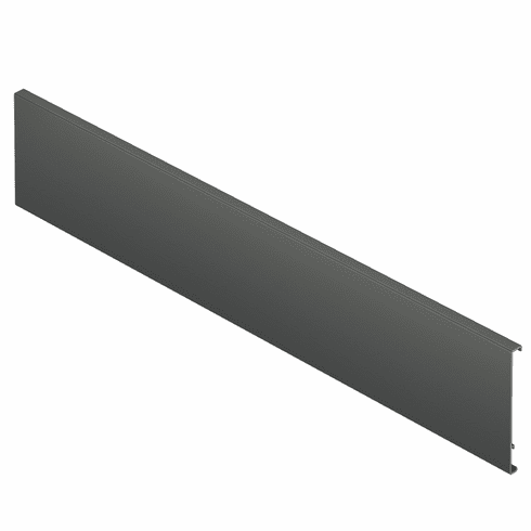 Hafele Front Panel, for Internal Drawers, with drawer side height of 92 mm, Metallic anthracite, Item# 513.70.319, 51370319, 513-70-319