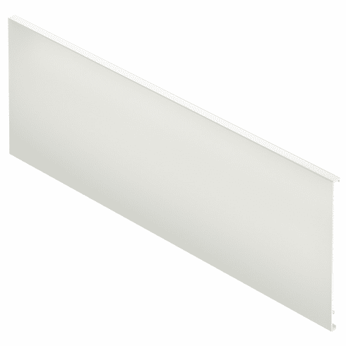 Hafele Front Panel, For internal pull out, With drawer side height 92 or 115 mm and side railing, White, Item# 513.70.729, 51370729, 513-70-729