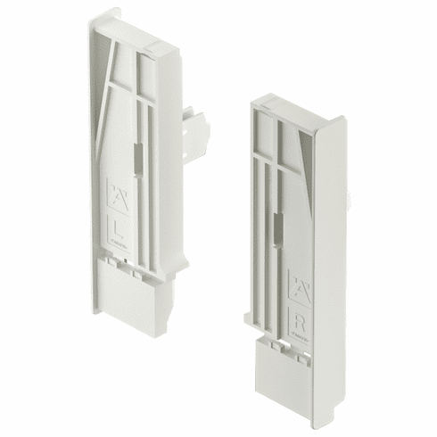 Hafele Panel Brackets, for Internal Drawers, For drawer side height 92 mm, White, Item# 513.70.792, 51370792, 513-70-792