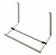 Hafele Paper Towel Holder, Backsplash Railing System, stainless steel effect, Item# 521.61.611, 52161611, 521-61-611