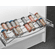 Hafele Pull-out Spice Tray, with Full Extension Slides, For interior cabinet width: (24") 610 mm; Stores 22 spices; black, Item# 540.50.307, 54050307, 540-50-307