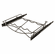 Hafele Pull-out Wine Tray, with Full Extension Slides, For interior cabinet width: (18") 457 mm; Stores 4 wine bottles; black, Item# 540.50.314, 54050314, 540-50-314