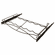 Hafele Pull-out Wine Tray, with Full Extension Slides, For interior cabinet width: (24") 610 mm; Stores 6 wine bottles; black, Item# 540.50.317, 54050317, 540-50-317