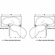 Hafele LeMans II Set, for Blind Corner Cabinets, with soft closing and self closing mechanisms, with non-slip effect, Swings left, champagne/maple, 2 x 40 shape trays, Item# 541.32.441, 54132441, 541-32-441
