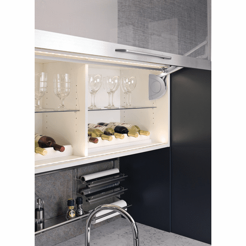 Hafele Bottle Rack, Wooden Cabinet Accessory, Maple, 1219 mm (48"), Item# 541.98.199, 54198199, 541-98-199