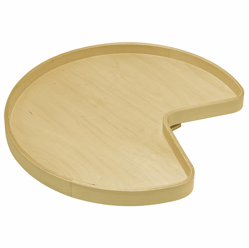 Hafele Shelf Mounted Revolving Shelf, Kidney Shaped, Ø28", Item# 542.58.122, 54258122, 542-58-122