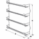 Hafele Spice Rack, Four Shelf, Steel, Champagne, W x H: 244 x 395 (9 5/8 x 15 9/16"), Item# 543.19.860, 54319860, 543-19-860