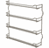 Hafele Spice Rack, Four Shelf, Steel, Champagne, W x H: 391 x 395 (15 3/8 x 15 9/16"), Item# 543.19.880, 54319880, 543-19-880