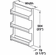 Hafele Door Mount Spice Rack, Wooden Cabinet Accessory, Width 241 mm (9 1/2"), Item# 543.39.100, 54339100, 543-39-100