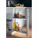 Hafele Base Pull-Out, 2-Tier, 45°, 2 tiers with 2 separators, Right swing, Item# 545.61.249, 54561249, 545-61-249