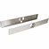 Hafele Dispensa Fineline Pantry Bracket Set, 22" wide, 304 stainless steel, brushed, Item# 545.96.012, 54596012, 545-96-012