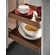 Hafele Dispensa Fineline Pantry Box, 13" wide, walnut, Item# 545.96.786, 54596786, 545-96-786