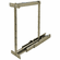 Hafele Dispensa Pull-Out Pantry Frame, Full Extension, 265 lbs. Weight Capacity, Champagne, installed height 63 - 78 3/4", Item# 546.62.812, 54662812, 546-62-812