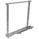 Hafele Dispensa Base Pull-Out Frame, Frame, 60 lbs. max with Soft Close, Height: 670  812 mm (26 3/8"  32"), 5 tray positions, silver, Item# 546.62.926, 54662926, 546-62-926