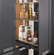 Hafele Tray Set, Dispensa, For Pantry Pull-Out & Base Pull-Out II, Chrome/Gray, width 4", 2 trays, Item# 546.63.578, 54663578, 546-63-578