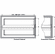 Hafele Tray Set, Dispensa, For Pantry Pull-Out & Base Pull-Out II, Chrome/Gray, width 4", 2 trays, Item# 546.63.578, 54663578, 546-63-578