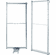Hafele Tandem Chef's Pantry, for 46" Cabinet Frame, Silver, width 15", Item# 546.64.911, 54664911, 546-64-911