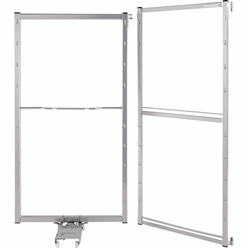Hafele Tandem Chef's Pantry, for 46" Cabinet Frame, Silver, width 21", Item# 546.64.913, 54664913, 546-64-913