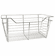 Hafele Wire Closet Basket, with Full Extension Slides, Chrome-plated, 12" x 17" x 11", with zinc-plated 12" slides, Item# 547.38.216, 54738216, 547-38-216