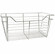 Hafele Wire Closet Basket, with Full Extension Slides, Chrome-plated, 12" x 17" x 11", with zinc-plated 12" slides, Item# 547.38.216, 54738216, 547-38-216
