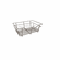 Hafele Wire Closet Basket, with Full Extension Slides, Matt nickel, 14" x 17" x 6", with nickel-plated 14" slides, Item# 547.38.632, 54738632, 547-38-632