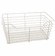 Hafele Wire Closet Basket, with Full Extension Slides, White, 12" x 17" x 6", with white 12" slides, Item# 547.38.712, 54738712, 547-38-712