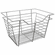 Hafele Wire Closet Basket, with Full Extension Slides, White, 14" x 17" x 11", with white 14" slides, Item# 547.38.736, 54738736, 547-38-736